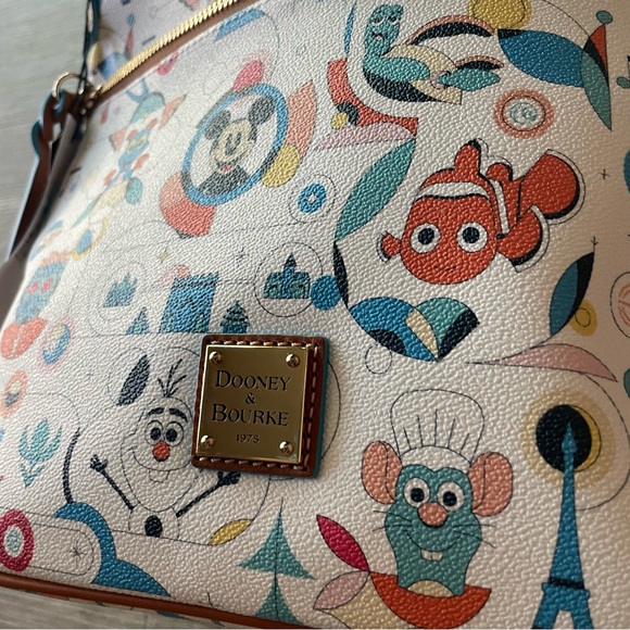 NWT Disney Dooney and Bourke Epcot Re-imagined Crossbody Bag Purse 2023/2024 - Picture 3 of 10